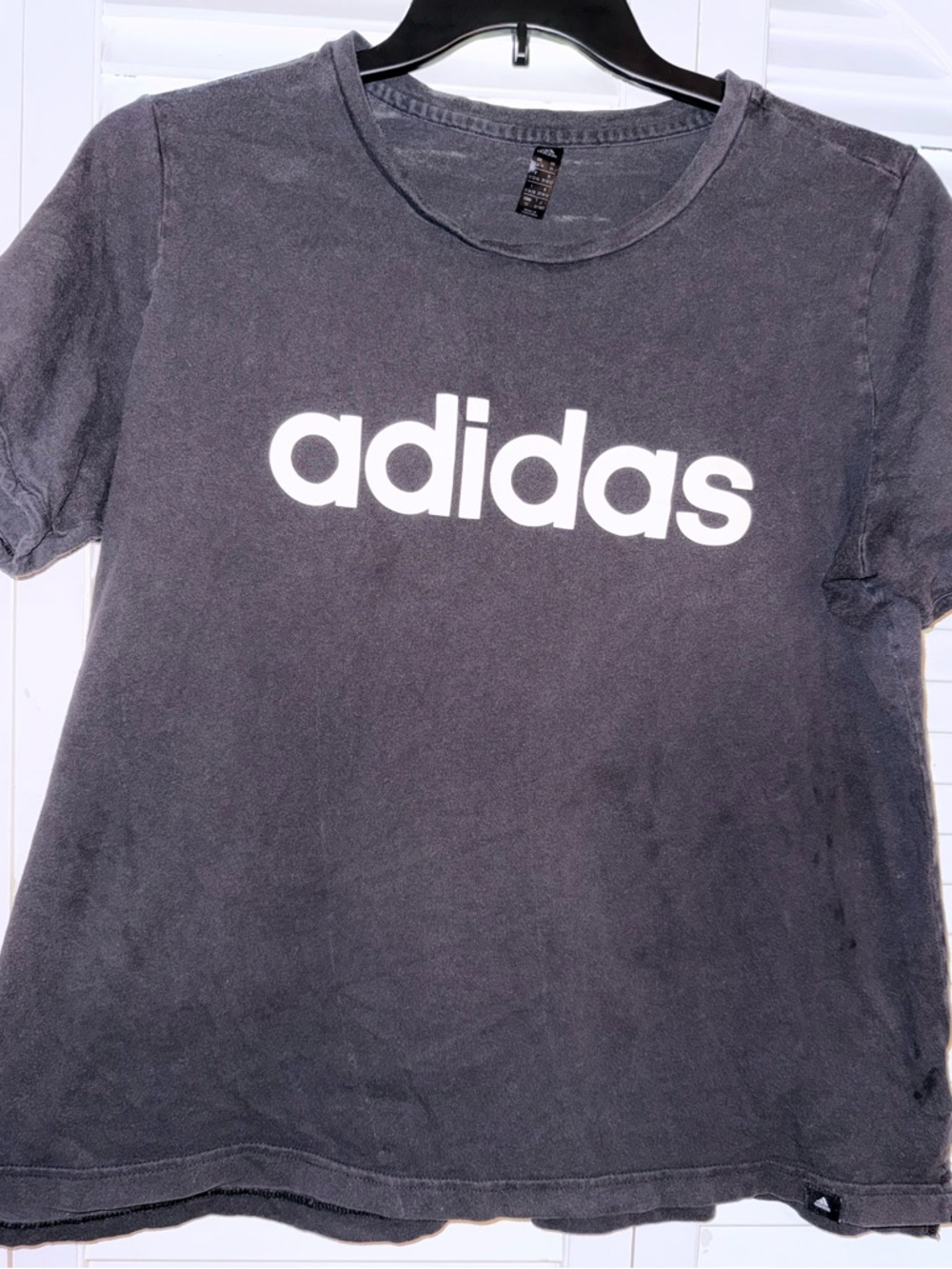 Adidas Black Crewneck Tee 2x. No damage